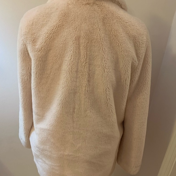 Forever 21 Faux fur light pink coat, size M - Picture 3 of 7
